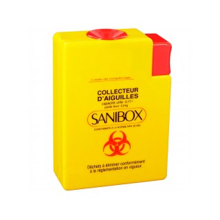 Récupérateur d'aiguilles SANIBOX - Capacité de 200 aiguilles